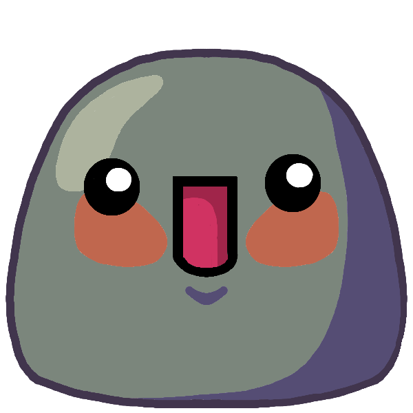 Le kyou original, logo de la marque, avec un grand sourire
