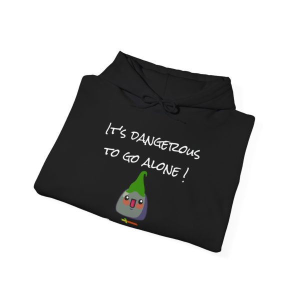 "It's Dangerous to Go Alone! Take This" Hoodie – A Legendary Kyou Adventure! 🗡️🎮 - Image 8