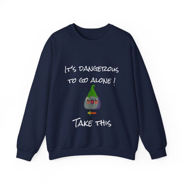 "It's Dangerous to Go Alone! Take This" Sweatshirt – A Legendary Kyou Adventure! 🗡️🎮 - Image 13