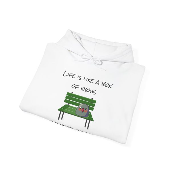 "Life Is Like a Box of Kyous" Hoodie – You Never Know... 🍫🪨 - Image 4