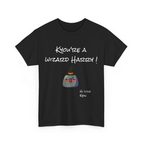 "Kyou’re a Wizard, Harry" T-Shirt – Magical Mayhem Edition 🧙‍♂️🪨 - Image 7