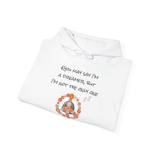 "John Kyounnon – Kyou May Say I'm a Dreamer" Hoodie ☮️🎶 - Image 4