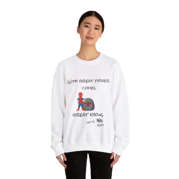 With Great Power Comes Great Kyous – Sweatshirt - Image 4