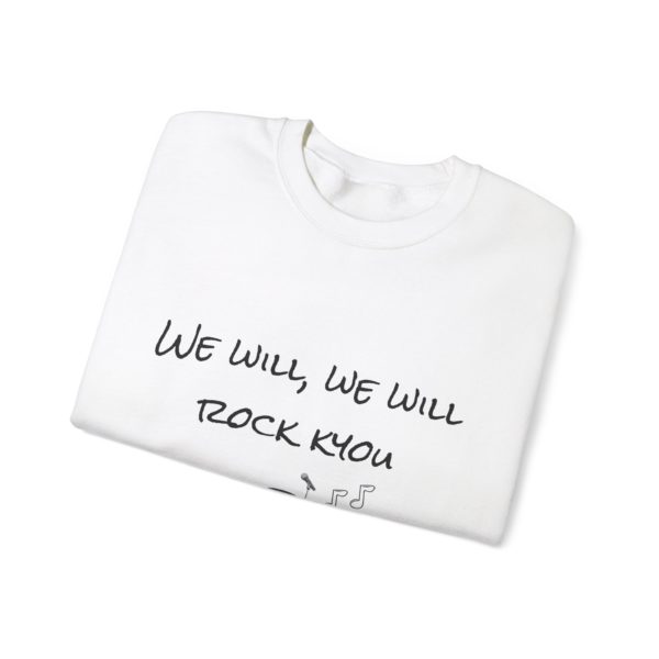 "We Will, We Will Rock Kyou" Sweatshirt – Freddie Merkyoury Edition 👑🎤 - Image 3