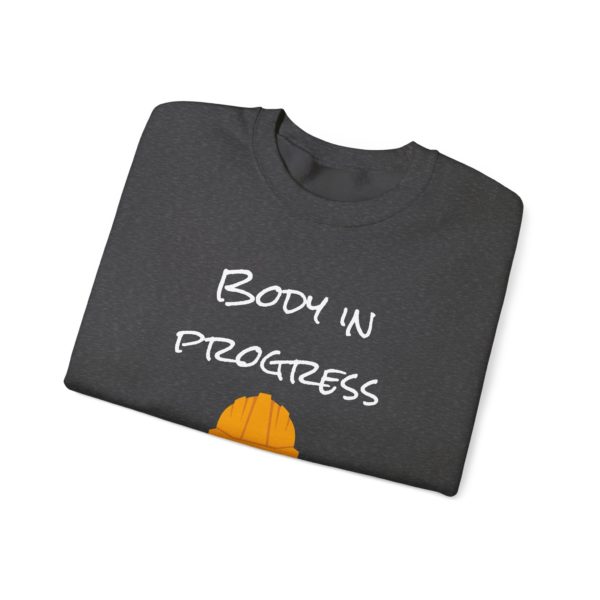 "Body in Progress, Please Come Back Later" Sweatshirt – Under Kyoustruction Edition 🛠️💪 - Image 11