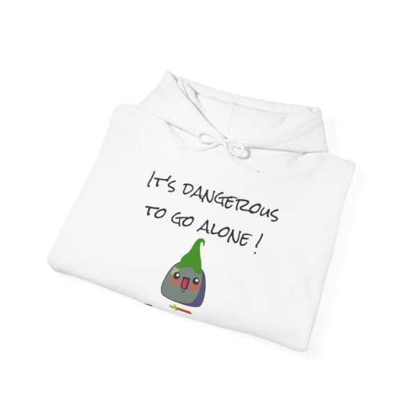"It's Dangerous to Go Alone! Take This" Hoodie – A Legendary Kyou Adventure! 🗡️🎮 - Image 4