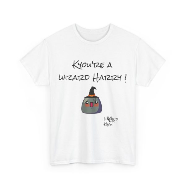 "Kyou’re a Wizard, Harry" T-Shirt – Magical Mayhem Edition 🧙‍♂️🪨 - Image 3