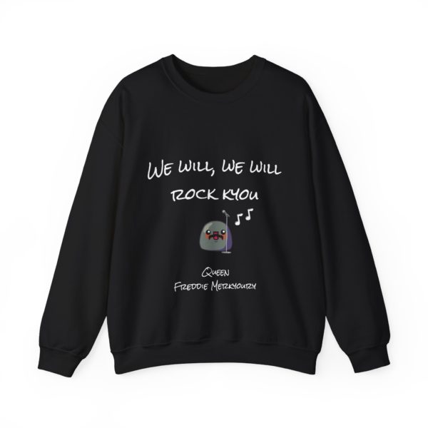 "We Will, We Will Rock Kyou" Sweatshirt – Freddie Merkyoury Edition 👑🎤 - Image 5