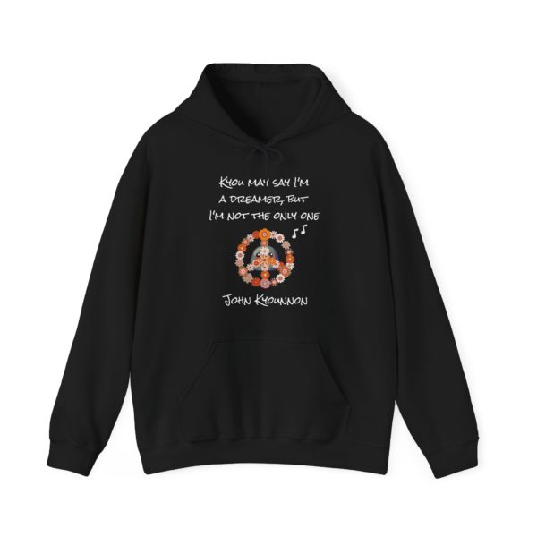 "John Kyounnon – Kyou May Say I'm a Dreamer" Hoodie ☮️🎶 - Image 5