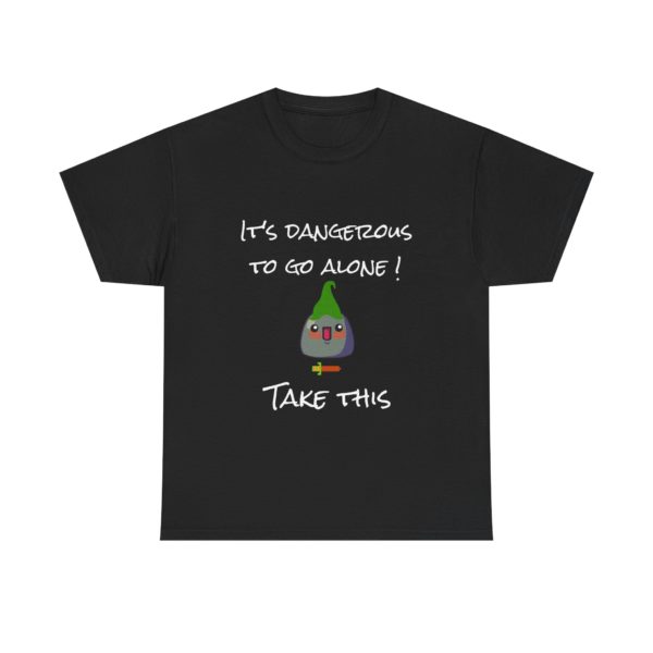 "It’s Dangerous to Go Alone – Take Kyou!" T-Shirt – Retro Quest Edition 🗡️🪨 - Image 5