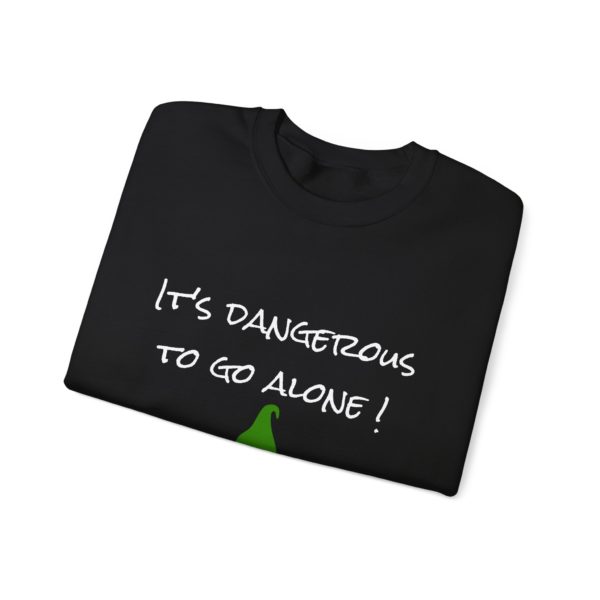 "It's Dangerous to Go Alone! Take This" Sweatshirt – A Legendary Kyou Adventure! 🗡️🎮 - Image 7