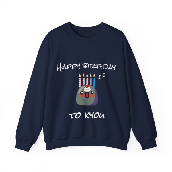 "Happy Birthday to Kyou!" Sweatshirt – Cake Has Never Looked So Weird 🎂🪨 - Image 13