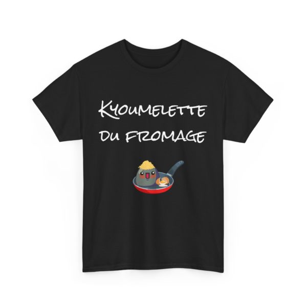 "Kyoumelette du Fromage" T-Shirt – A Cheesy Classic with a Kyou Twist! 🧀 - Image 3