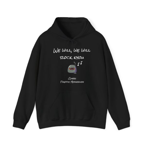 "We Will, We Will Rock Kyou" Hoodie – Freddie Merkyoury Edition 👑🔥 - Image 5