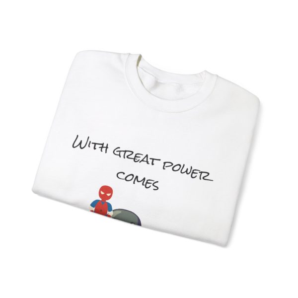 With Great Power Comes Great Kyous – Sweatshirt - Image 3