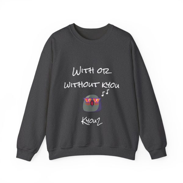 "With or Without Kyou" Sweatshirt – Kyou2 Edition 🎸💔 - Image 9