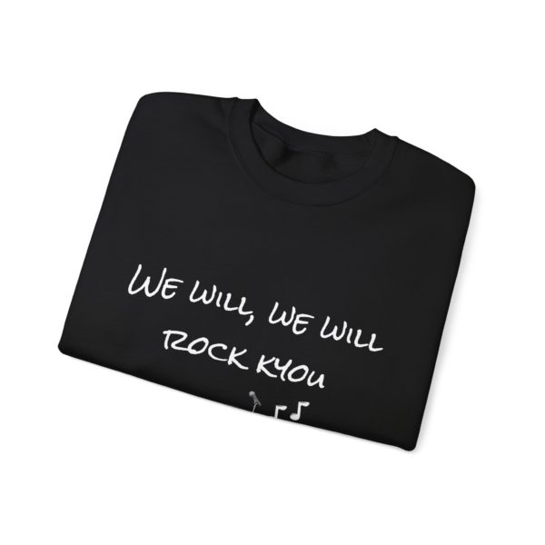 "We Will, We Will Rock Kyou" Sweatshirt – Freddie Merkyoury Edition 👑🎤 - Image 7
