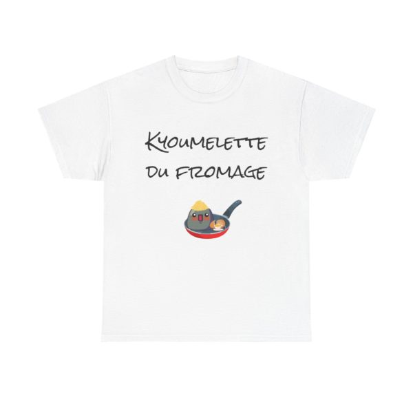 "Kyoumelette du Fromage" T-Shirt – A Cheesy Classic with a Kyou Twist! 🧀 - Image 5