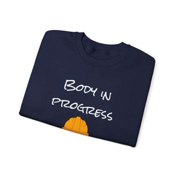 "Body in Progress, Please Come Back Later" Sweatshirt – Under Kyoustruction Edition 🛠️💪 - Image 15