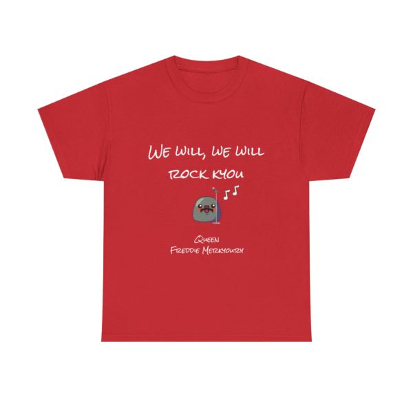 "We Will, We Will Rock Kyou" T-Shirt – A Freddie Merkyoury Tribute! 🎤🔥 - Image 25