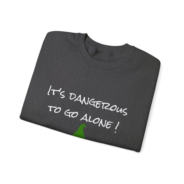 "It's Dangerous to Go Alone! Take This" Sweatshirt – A Legendary Kyou Adventure! 🗡️🎮 - Image 11