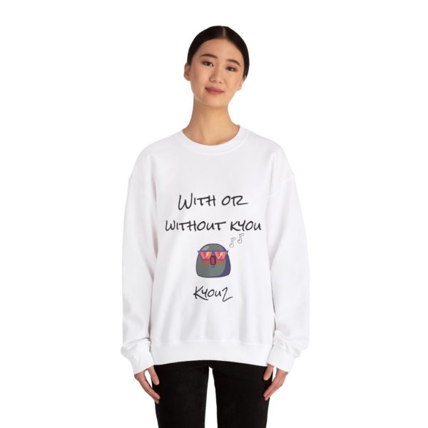 "With or Without Kyou" Sweatshirt – Kyou2 Edition 🎸💔 - Image 4