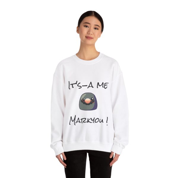 "It-a Me, Markyou!" Sweatshirt – A Legendary Gaming Tribute! 🎮🔥 - Image 4