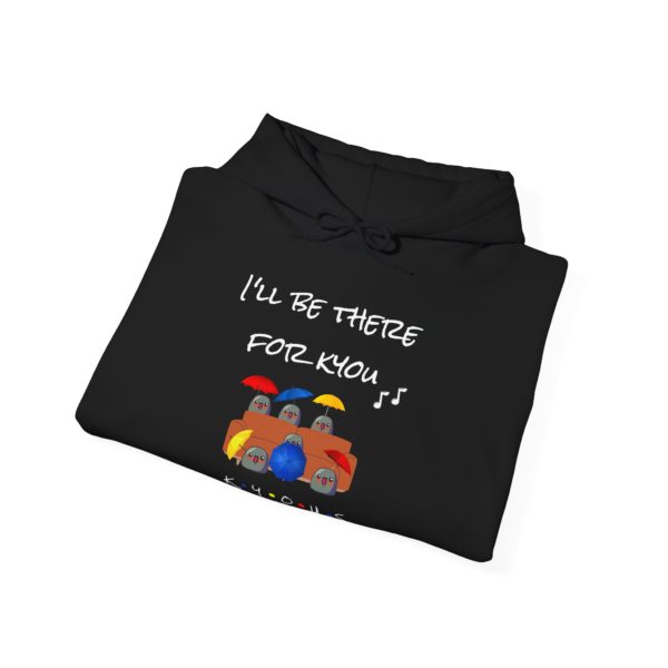 "I’ll Be There for Kyou" Hoodie – The Ultimate Sitcom Tribute! ☂️📺 - Image 8