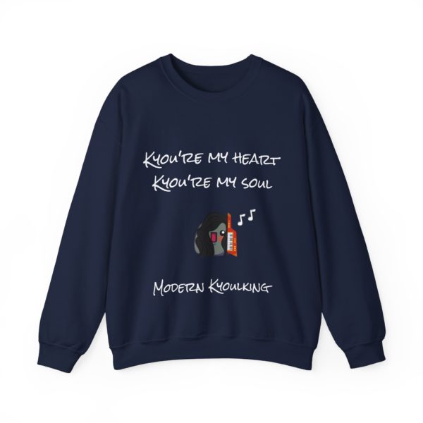 "Kyou’re My Heart, Kyou’re My Soul" Sweatshirt – 80s Nostalgia with a Kyou Twist 🎶 - Image 13