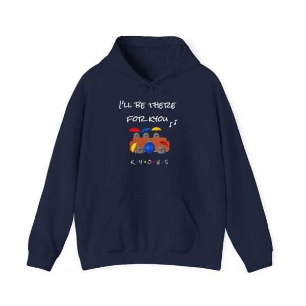 "I’ll Be There for Kyou" Hoodie – The Ultimate Sitcom Tribute! ☂️📺 - Image 13