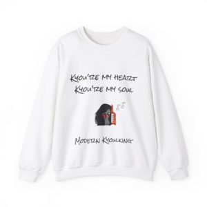 Funny "Kyou’re My Heart, Kyou’re My Soul" sweatshirt with a Kyou playing a keytar
