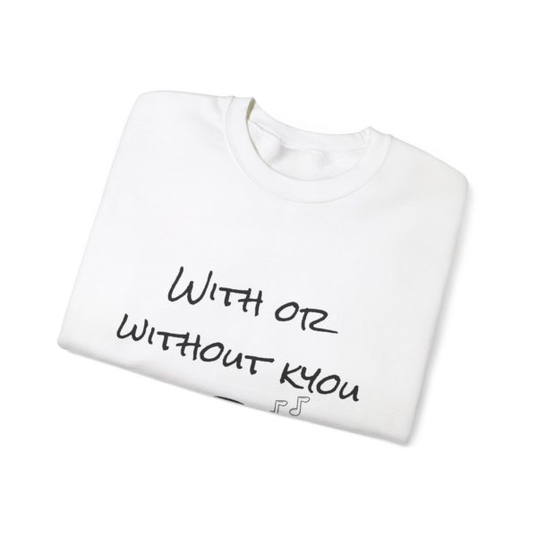 "With or Without Kyou" Sweatshirt – Kyou2 Edition 🎸💔 - Image 3