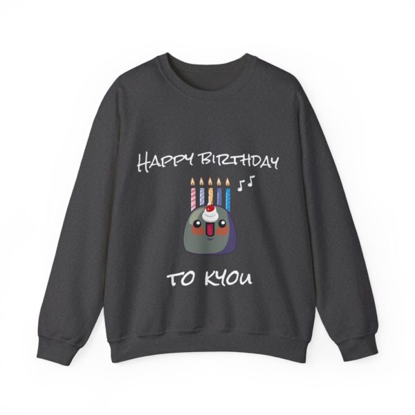 "Happy Birthday to Kyou!" Sweatshirt – Cake Has Never Looked So Weird 🎂🪨 - Image 9