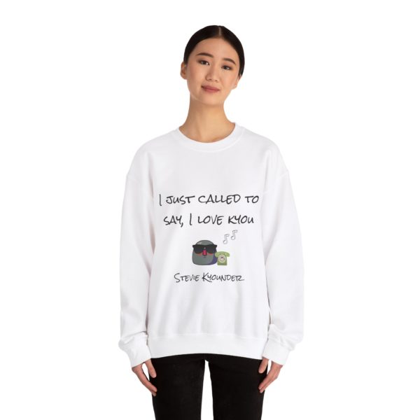 "Stevie Kyounder – I Just Call to Say I Love Kyou" Sweatshirt 🎶 - Image 4