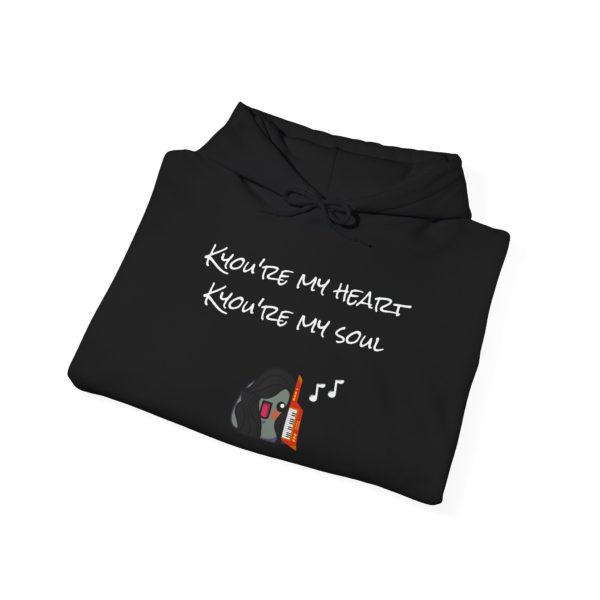 "Kyou’re My Heart, Kyou’re My Soul" Hoodie – The Ultimate 80s Throwback 🎶 - Image 8