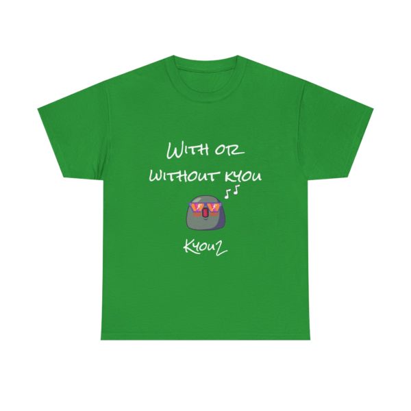 "With or Without Kyou" T-Shirt – A Kyou2 Classic! 🎸😎 - Image 13