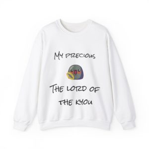 Funny "Lord of the Kyou" sweatshirt with Kyou and a precious ring
